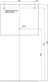 Aquanet Зеркало Гласс 100x80 – фотография-5